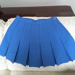 Blue 1970’s tennis skirt.